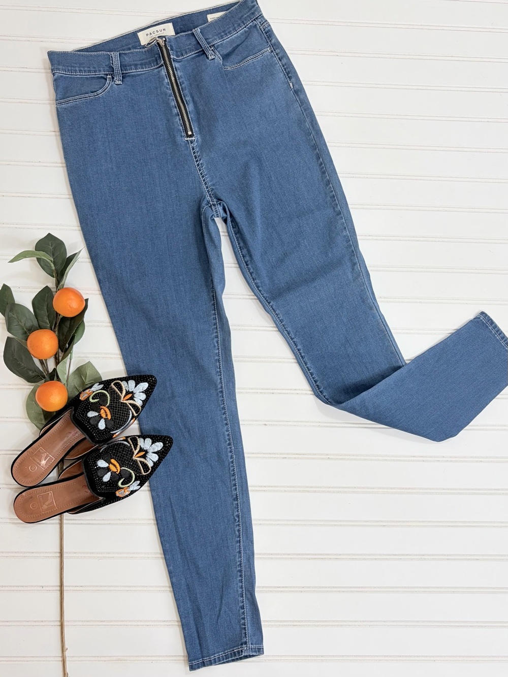 Pacsun Super High Rise Zipper Fly Jegging